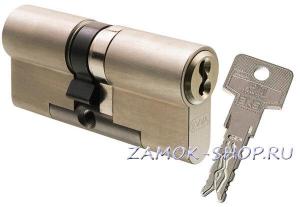 Цилиндр EVVA 3KS ключ/ключ, никель, 56х66