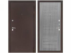Входная дверь Лабиринт CLASSIC антик медный 06 - Сандал серый