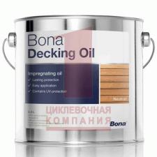 Bona Decking Oil 1К Бона Масло пропитка для дерева для наружных работ, бесцветный/neutral (10 л)
