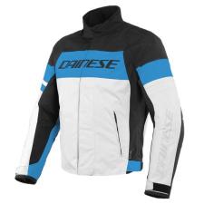 Мотокуртка DAINESE SAETTA D-DRY текстильная 61c white/performance-blue/black 50