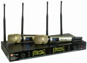 DP Technology Wireless DP-220 VOCAL двухканальная вокальная радиосистема с ручными металлическими передатчиками и ЖК-дисплеем