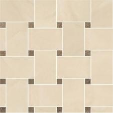 Мозаика Versace Marble Mosaico Intreccio Beige Marrone 29.1x29.1