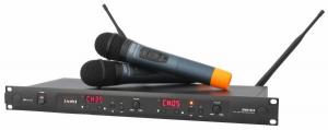 PROAUDIO DWS-822HT Радиосистема, с двумя ручными микрофонами, 2x40 каналов, 775-822 МГц, крепление в рэк, синхронизация по IR, алюминиевый кейс