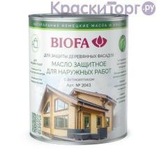 Масло защитное для деревянных фасадов Biofa 2043 (10 л / 4309 шоколадно-коричневый)