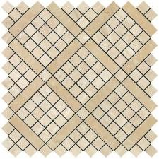 Marvel Trav. Alabastrino Diagonal Mosaic (9MVA) 30,5x30,5 Керамическая плитка