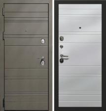 Входная металлическая дверь Берсеркер Квартирная FLAT STOUT X 40 в цвете Силк куантро / Белый |Полотно 120 мм, Металл 1.2 мм, Вес 87 кг (Товар № ZF194442), Размер 205*86 Пр.