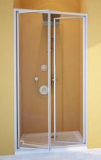 Душевая дверь в нишу GuteWetter Practic Door GK-402 88-92 см стекло бесцветное, профиль матовый хром PRACTIC DOOR GK-402 MCR 1 88-92