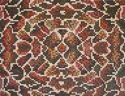 Мозаика Solo Mosaico Черепаха коричневая 1005x1340 12x12x6 Мозаика стекло 100.5x134 Стандартные матричные панно, ковры, категория сложности 2