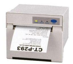 Чековый принтер Citizen CT-P293, Parallel, Serial, USB, 24V, без блока питания, белый (CTP293ALWHDC)