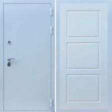 Входные двери Рекс (Rex). Металлическая дверь REX 5 антик белый серебро ФЛ-3 силк сноу