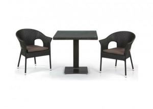Комплекты мебели для летнего кафе T605SWT Y97B-W53 Brown 2Pcs