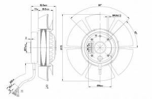 Вентилятор осевой ebmpapst A2D170AA0402