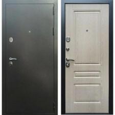 Входная металлическая дверь Рекс 5А ФЛ-243 (Антик серебро / Белый ясень)