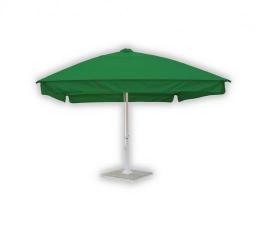 Уличный зонт для кафе Митек 3х3 (4 спицы, сталь), квадратный (зеленый)