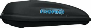Автомобильный бокс FicoPro черный/черный матовый (400 л, 145*95*45 см)