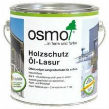 Защитное масло-лазурь с эффектом серебра Osmo Holz-Schutz Ol Lasur Effect 1140 Агат Серебро 2,5 л