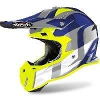 Airoh Terminator Open шлем внедорожный, серо-бело-желтый / L
