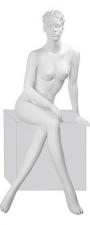 Манекен женский, скульптурный, сидячий MD-Kristy Pose 05
