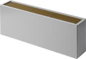 Настенные конвекторы Коралл (высота панели - 80 мм) Тип подключения Донное (нкнн) с с алюминиевой решеткой Длина конвектора 1300