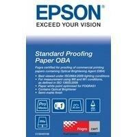 Бумага Epson C13S450188 Бумага для цветопроб для плоттера матовая, рулон A1 24quot; 610 мм x 30.5 м, 250 г/м2, Standard Proofing Paper OBA, втулка 3quot; 76 мм, для пигментных чернил