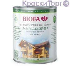 Лазурь для дерева Biofa 1075 (10 л / 1006 темный орех)