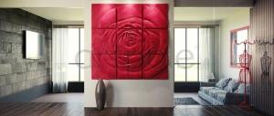 Декоративное стеновое гипсовое панно Artpole - Rose