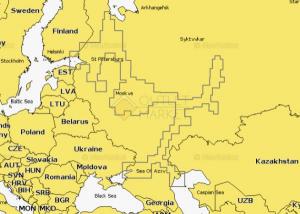 Карта Navionics 52XG Вся европейская часть России