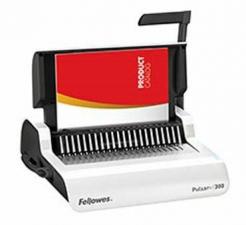 Переплетчик Fellowes Pulsar+ (FS-56276) A4/перф.17л.сшив/макс.300л./пластик.пруж. (6-38мм)