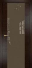 Межкомнатная дверь Оникс Урбан (Палисандр) триплекс бронзовый, горизонтальный шпон