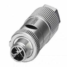 Разъем MOXA M12X-8PMM-IP68 Field-installation X-coded screw-in Gigabit Ethernet connector, 8-pin male M12 connector, IP68-rated