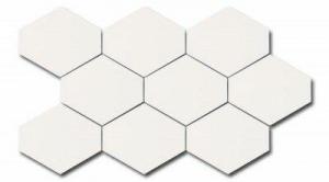 Мозаика 24254 Scale Benzene Mosaic White Matt 25.5x44 Equipe