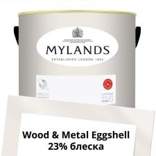 Английские Краски Mylands артикул WoodMetal Paint Eggshell 5 л. №51 White Hart
