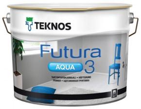 Teknos FUTURA AQUA 3 матовая адгезионная грунтовка , 9.0л