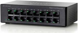 Коммутатор (switch) Cisco (SF110D-16HP-EU)