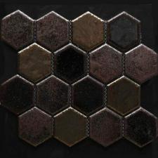 Мозаика Gaudi HEXA-31(4) глазурованная 27,5x24 см размер чипа 66x77 материал Керамика толщина 10 мм