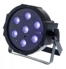 Прожектор LED PAR 38 Cameo Flat PAR Can 1 UV 7 x 3W IR BK