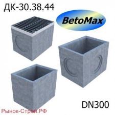 Дождеприёмный колодец секционный BetoMax ДК-30.38.44-Б-С бетонный (Дождеприемный колодец BetoMax ДК–30.38.44–Б–В с РВ щель ВЧД кл.Е до 60 тонн (верхняя часть, комплект))