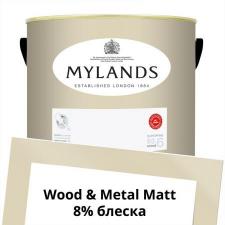 Английские Краски Mylands артикул WoodMetal Paint Matt 5 л. №70 Temple Bar