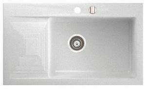 Врезная кухонная мойка marmorin HALIT 1 bowl sink with draining board 80х47см искусственный гранит