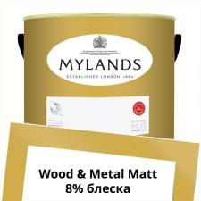 Английские Краски Mylands артикул WoodMetal Paint Matt 5 л. №47 Hay Market