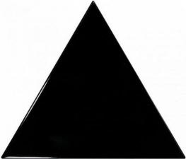 Мозаика Equipe Scale Triangolo Mosaic Black 22.5x45