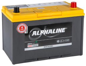 Автомобильный аккумулятор AlphaLine AGM 90 Ач (AX D31L)