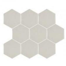 Мозаика 21920 Scale Hexagon Mosaic Light Grey 31x38 Equipe