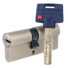 Цилиндр Mul-T-Lock Interactive+ ключ-ключ (размер 35x60 мм) - Никель, Шестеренка (3 ключа)