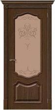 Межкомнатная дверь Браво Вуд Классик-53 (Golden Oak) остекленная