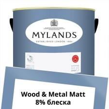 Английские Краски Mylands артикул WoodMetal Paint Matt 5 л. №33 Boathouse