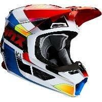 Fox Racing V1 Yorr шлем кроссовый, сине-красный / XL