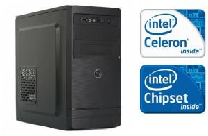 Компьютер для работы и офиса TopComp WO 3604640 (Intel Celeron J1800 2.41 ГГц, DDR3 2 Гб 1333 МГц, HDD 1000 Гб 7200rpm, интегрированная SMA, DVD±RW, Без ОС)