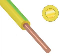 Провод ПуВ (ПВ-1) 2,5 мм², Rexant, желто-зеленый {01-8604-3} (500 м.)