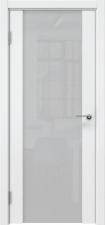 Комплект двери с коробкой ZM018 (эмаль белая, стекло триплекс белый)